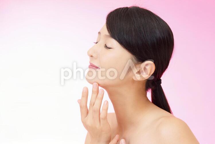 美容　スキンケアイメージ 美容,女性,人物の写真素材