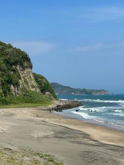 千葉県勝浦市の海 千葉県勝浦市の海 勝浦の海,海,波の写真素材