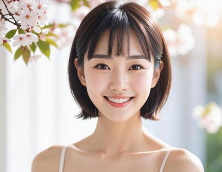 爽やかな女性 爽やかな女性の写真