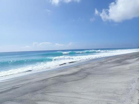 新島の海 新島,新島の海,砂浜の写真素材