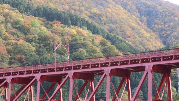 黒部峡谷に秋を訪ねての写真