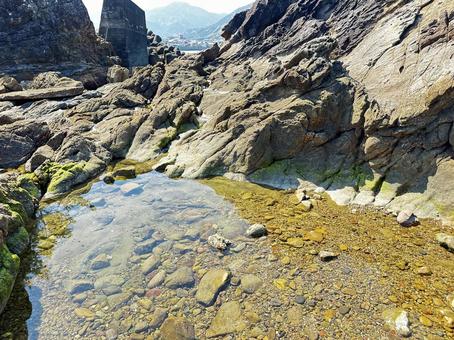 三輪崎海岸 鈴島 三輪崎海岸 鈴島 磯,輪崎海岸,鈴島の写真素材