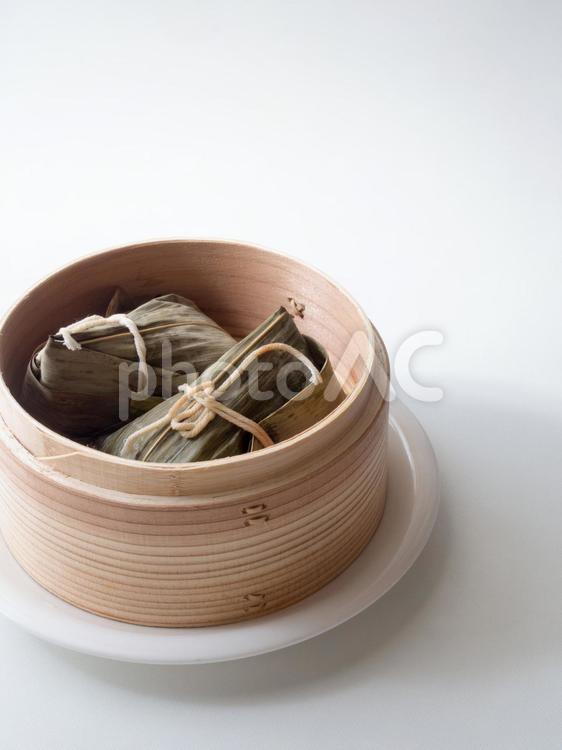 蒸籠の中華ちまき ちまき,粽,中華の写真素材