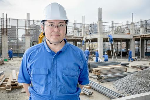 建設作業員 建設作業員 建設,作業員,現場の写真素材