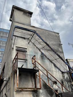 古い建物 古い建物 建物,空,風景の写真素材