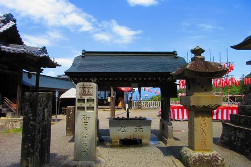長野県-北向観音-洗水の写真