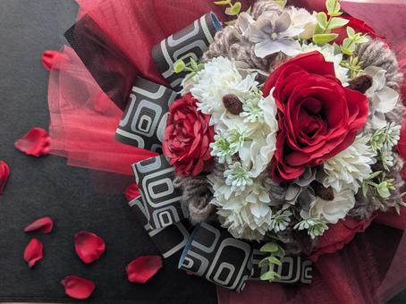 クリスマス花束 クリスマス,花束,デコレーションの写真素材