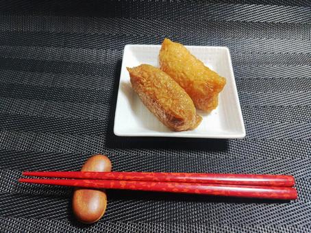 おいなりさん二種 おいなりさん二種の写真