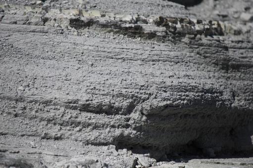 岩稜の地層⑧ 地層,岩,どんずるぼうの写真素材