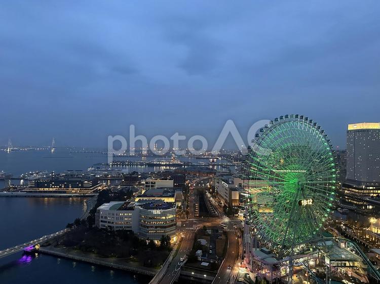 みなとみらい21地区 みなとみらい21,みなとみらい,横浜ベイホテル東急の写真素材