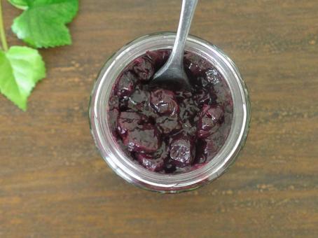 ブルーベリージャム blueberry ブルーベリージャム blueberry ブルーベリージャム,blueberry,ジャムの写真素材