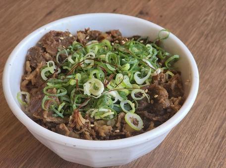 焼き肉丼 焼き肉丼,丼,どんぶりの写真素材