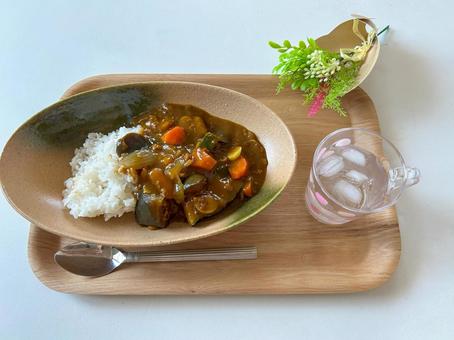 なす・かぼちゃ・人参の夏野菜カレー なす・かぼちゃ・人参の夏野菜カレー カレー,夏野菜カレー,家庭料理の写真素材
