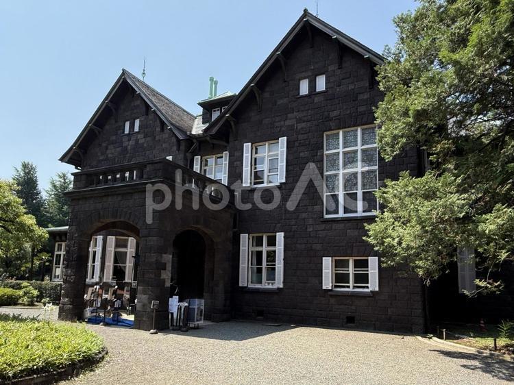 旧古河庭園　旧古河邸　7月 旧古河庭園,旧古河邸,日本庭園の写真素材