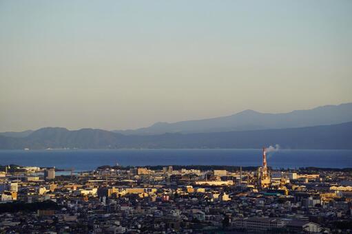 富士の街並み 富士,富士市,街並みの写真素材
