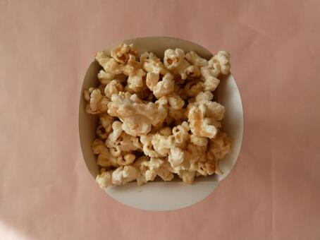 手作りシュガーバターポップコーンA ポップコーン,スナック,お菓子の写真素材