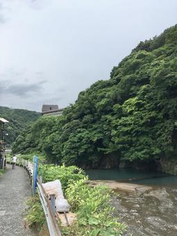 Hayakawa River in Hakone-Yumoto, JPG
