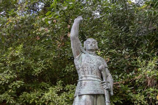日本武尊の像 日本武尊の像 日本武尊の像,醒井宿,日本武尊の写真素材