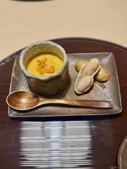 濃厚プリン 濃厚,プリン,かぼちゃの写真素材