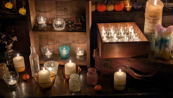 キャンドルナイト キャンドル,キャンドルナイト,ナイトの写真素材