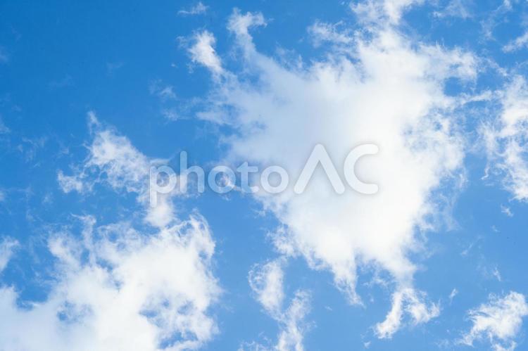 空　夕暮れ 空,雲,自然の写真素材