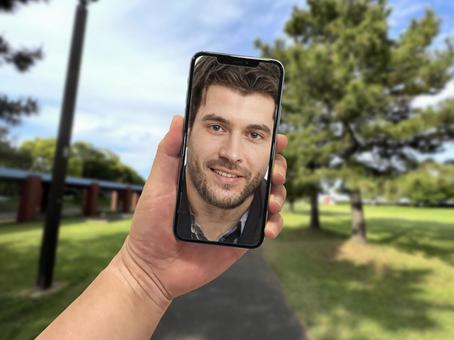 Smartphone (cutout psd), JPG Smartphone (cutout psd), for synthesis, composite image, vertical, JPG