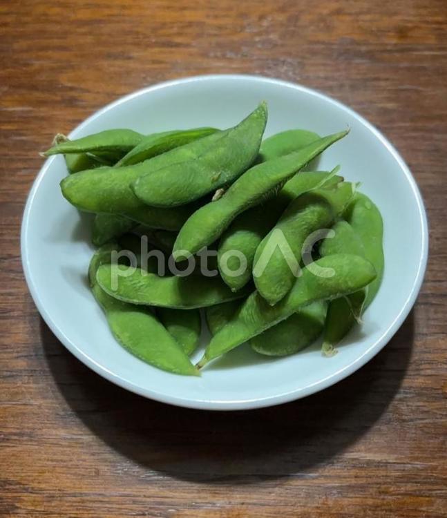 R7.06.07　枝豆 枝豆,枝マメ,おつまみの写真素材