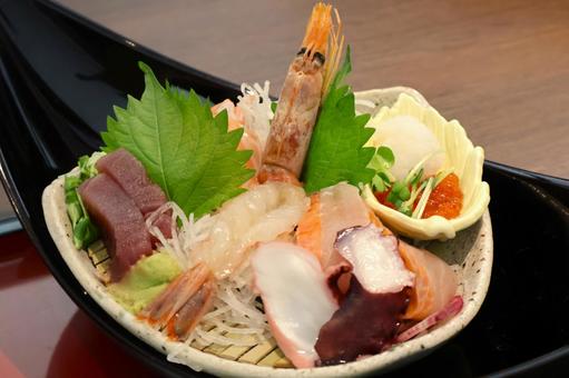 お造り・お刺身盛り合わせ　和食・海鮮 お造り,造り,お刺身の写真素材