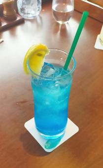 青いジュース 青いジュース ジュース,飲み物,夏の写真素材