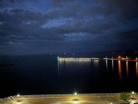 青森の夜景 夜景,夜,風景の写真素材