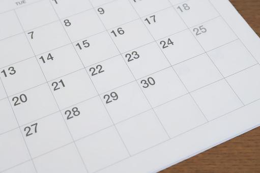 カレンダーの日付 カレンダー,日付,日にちの写真素材