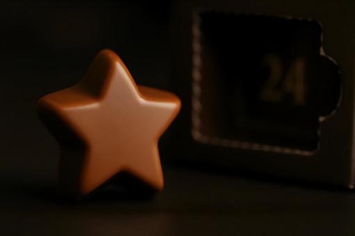 アドベントチョコ星形の写真
