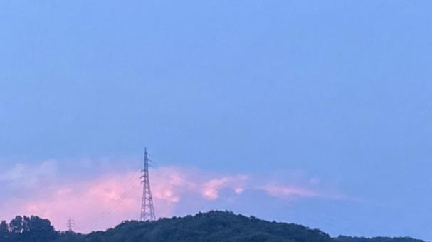 夕方の北の空 夕方の北の空の写真