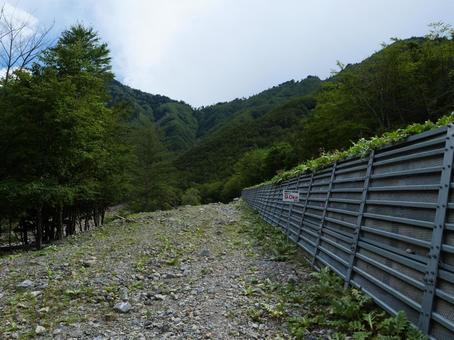 鋸岳登山道 鋸岳登山道 鋸岳,北杜市,南アルプスの写真素材