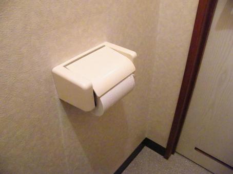 トイレットペーパーホルダー トイレットペーパーホルダー 賃貸住宅,トイレ,個室の写真素材