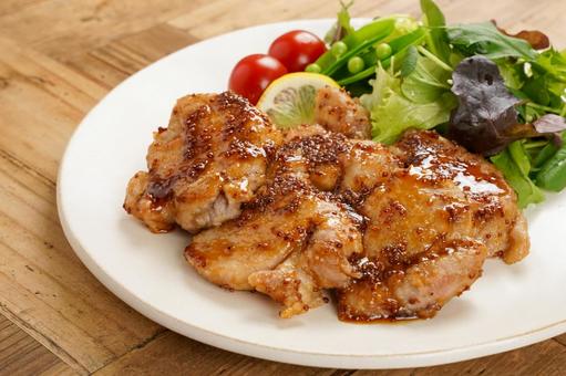 Photo, pork fillet meat, pork saute, pork, 