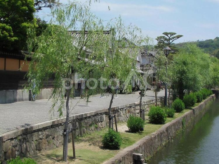 【風景写真】倉敷の風景 倉敷市,街並み,観光地の写真素材