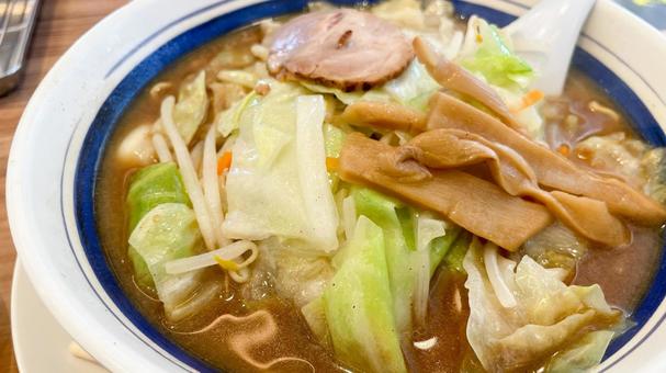 8番ラーメンの味噌野菜ラーメン 8番ラーメンの味噌野菜ラーメン 8番ラーメン,味噌ラーメン,野菜の写真素材
