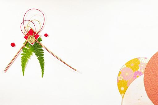 お正月イメージ　水引・和柄の写真