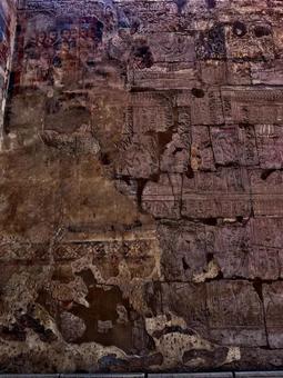 カルナック神殿 壁画 カルナック神殿 壁画 カルナック神殿,ラムセス2世,遺跡の写真素材