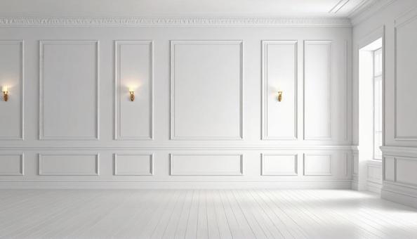 白色のシンプルな壁 白色のシンプルな壁の写真