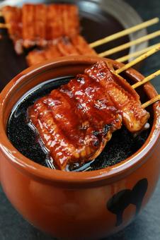 うなぎ うなぎ うなぎ,蒲焼き,たれの写真素材