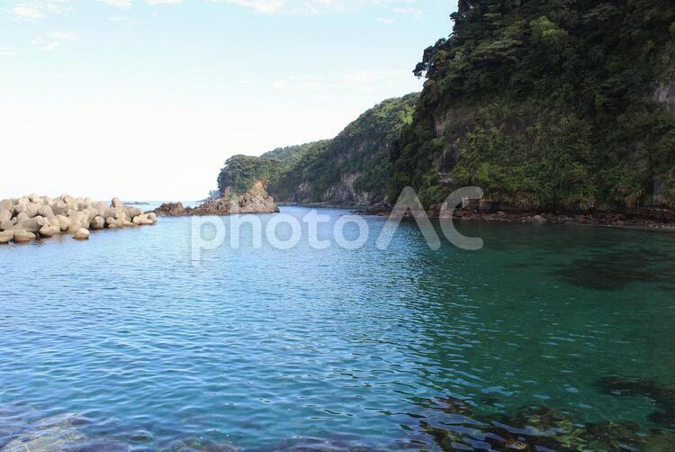 海 伊豆七島,大島,大島町の写真素材