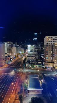 夜の街並み 夜,風景,時間の写真素材