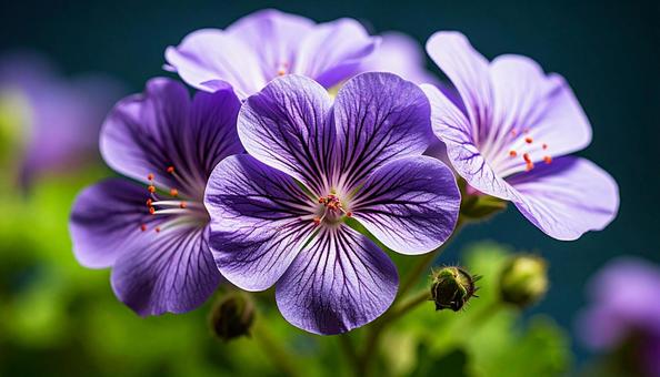ゼラニウムの花 ゼラニウムの花の写真
