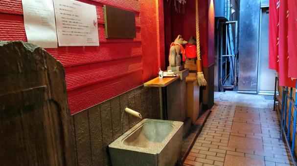 銀座八丁神社豊岩稲荷神社 銀座八丁神社,豊岩稲荷神社,神社の写真素材
