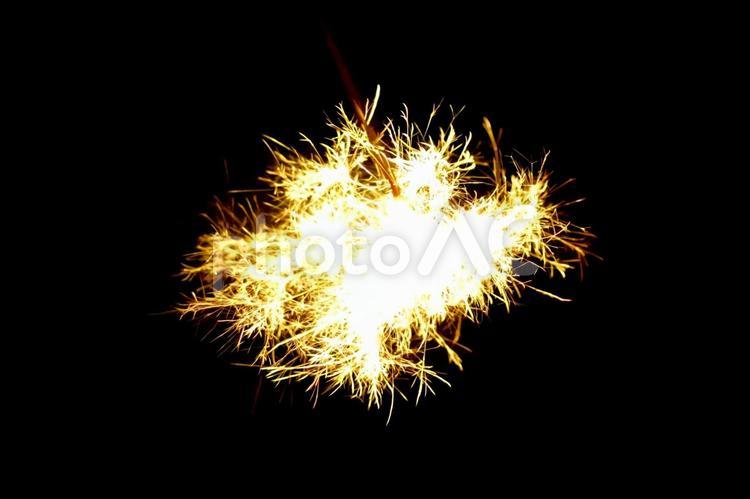 線香花火 線香花火,風物詩,はかないの写真素材