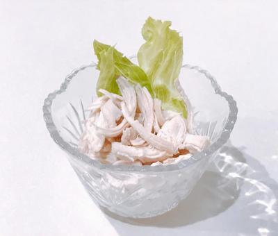 チキンサラダ チキンサラダ,鶏肉サラダ,サラダの写真素材