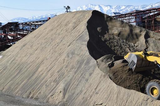 Crushed stone factory Construction material production site, JPG