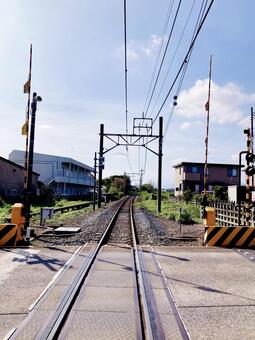 線路 線路,鉄道,鉄の写真素材